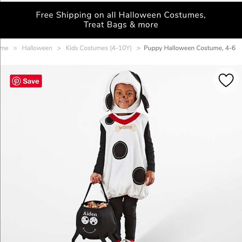 NWT - Puppy Costume